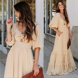 Vici Adeline Pocketed Maxi Dress / Vici Dress